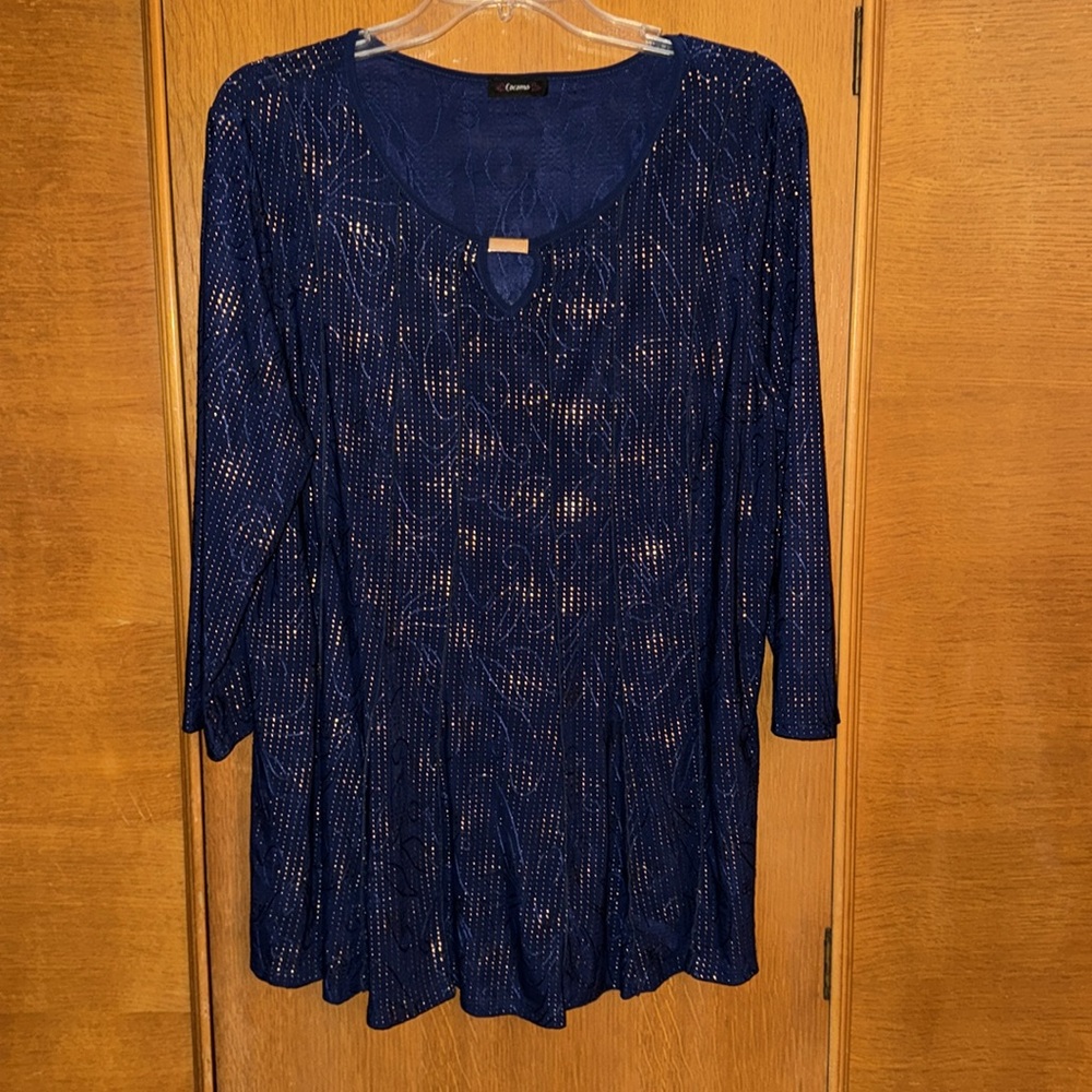 Cocomo Blue Patterned Tunic